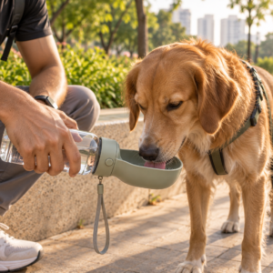 Dog water feeder